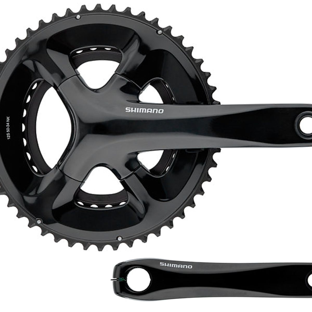 SHIMANO - Plato Biela Shimano 105 Rs520 12 Velocidades Biplato 50/34