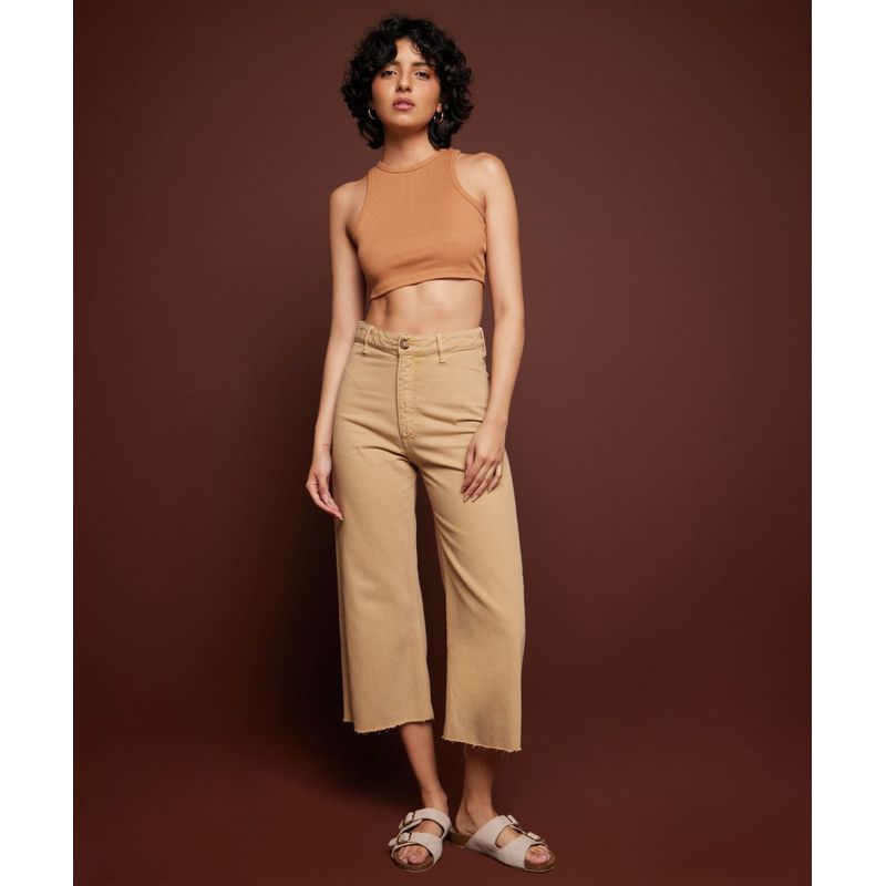 SEVEN SEVEN - Jean Para Mujer Culotte Color Camel Marca Seven Seven #28160784