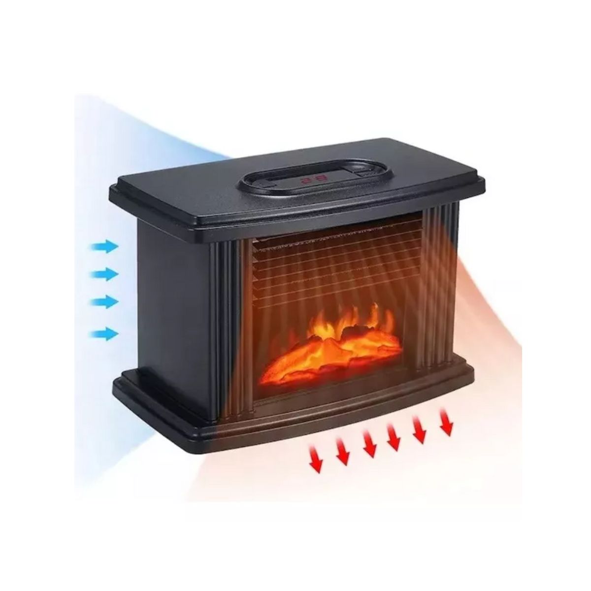GENERICO - Calentador De Ambiente Mini Chimenea Eléctrica Para El Hogar