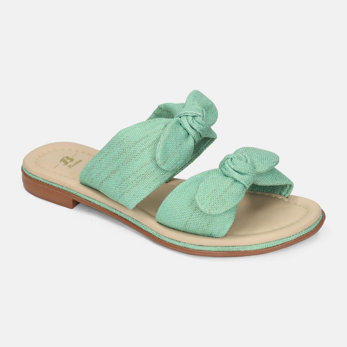 BATA - Sandalias Para Mujer Bata Verde Kourtey