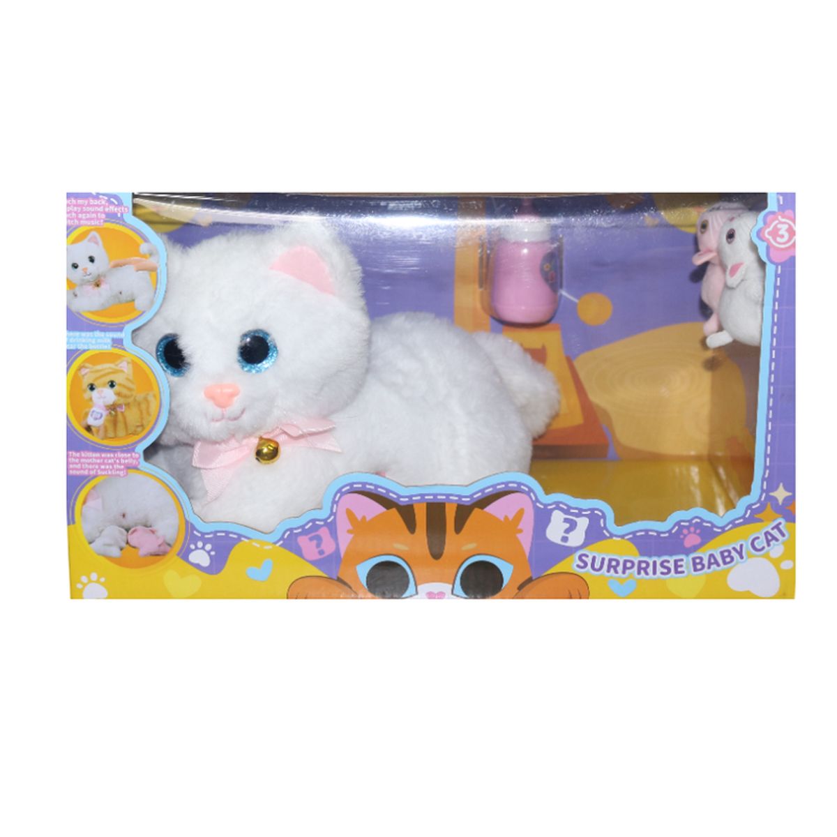 JUGUETELANDIA - Gato Sonidos Pilas Caja