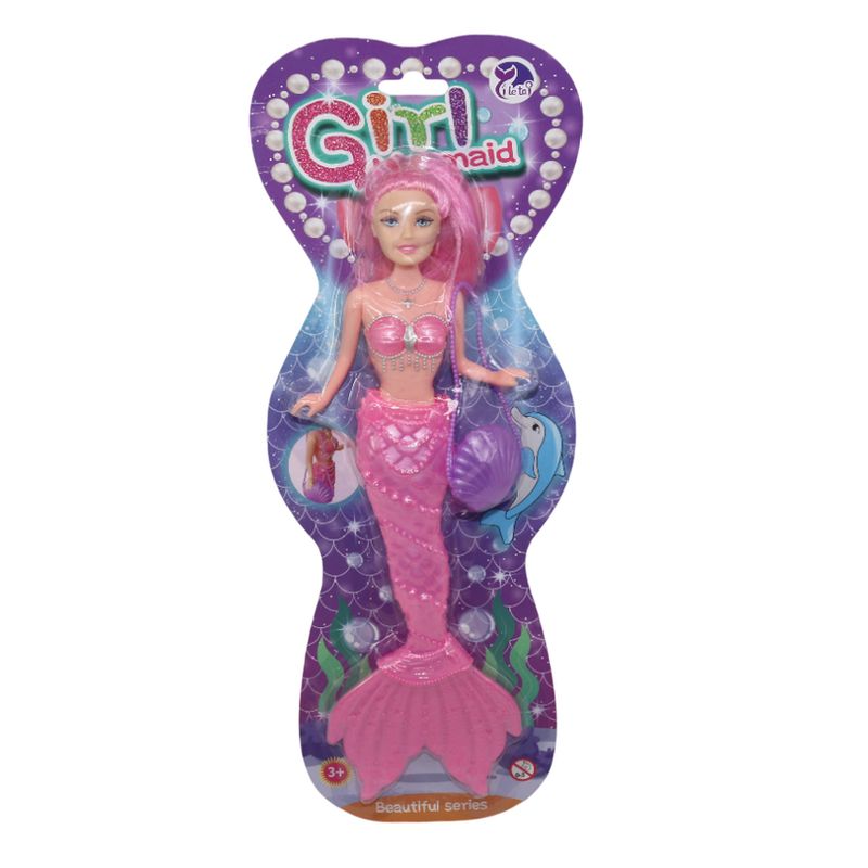 JUGUETELANDIA - Muñeca Sirena Girl Mermaid Blister