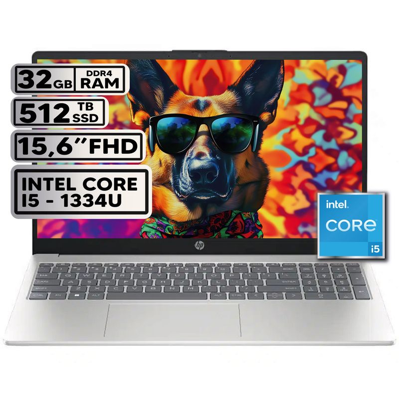 HP - PORTATIL HP INTEL CORE I5-1334U 32GB RAM  512GB SSD PANTALLA 15,6" FHD