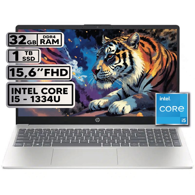 HP - PORTATIL HP INTEL CORE I5-1334U 32GB RAM 1TB SSD PANTALLA 156 FHD