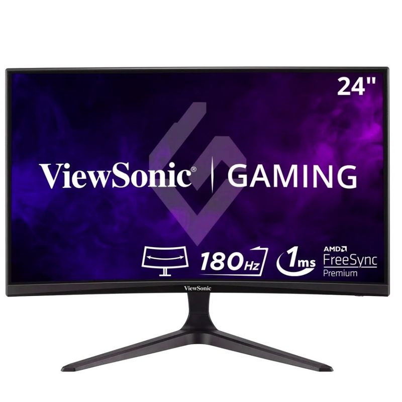 VIEWSONIC - Monitor Gamer ViewSonic VX2418C 24” Curvo FHD 165Hz 1ms