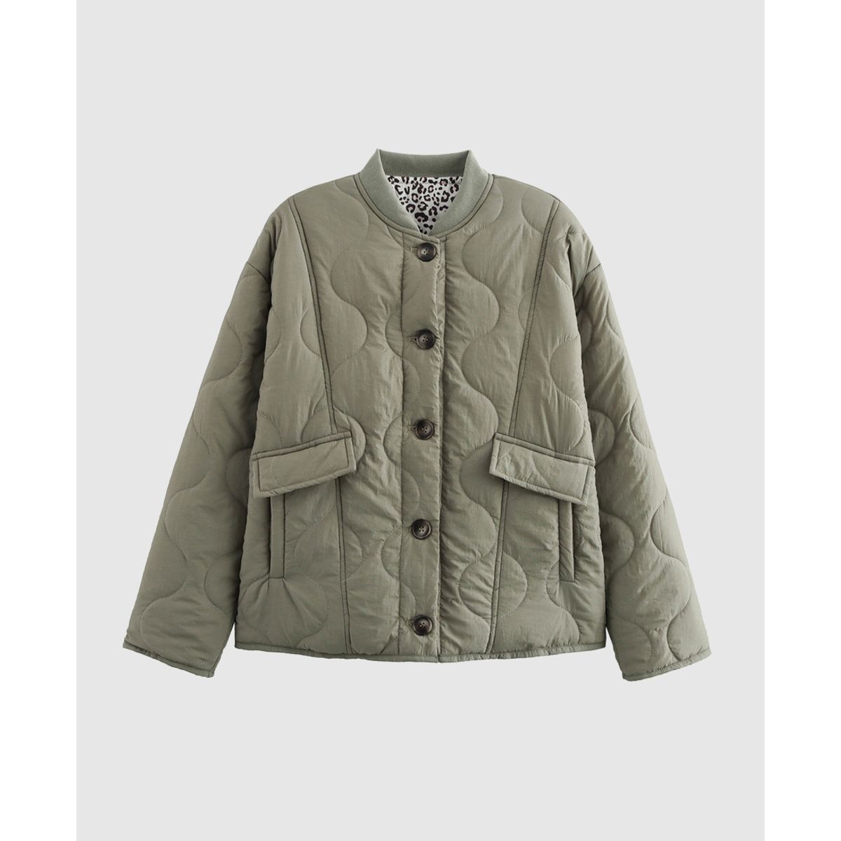 VANN - Cazadora Animal Print Para Mujer