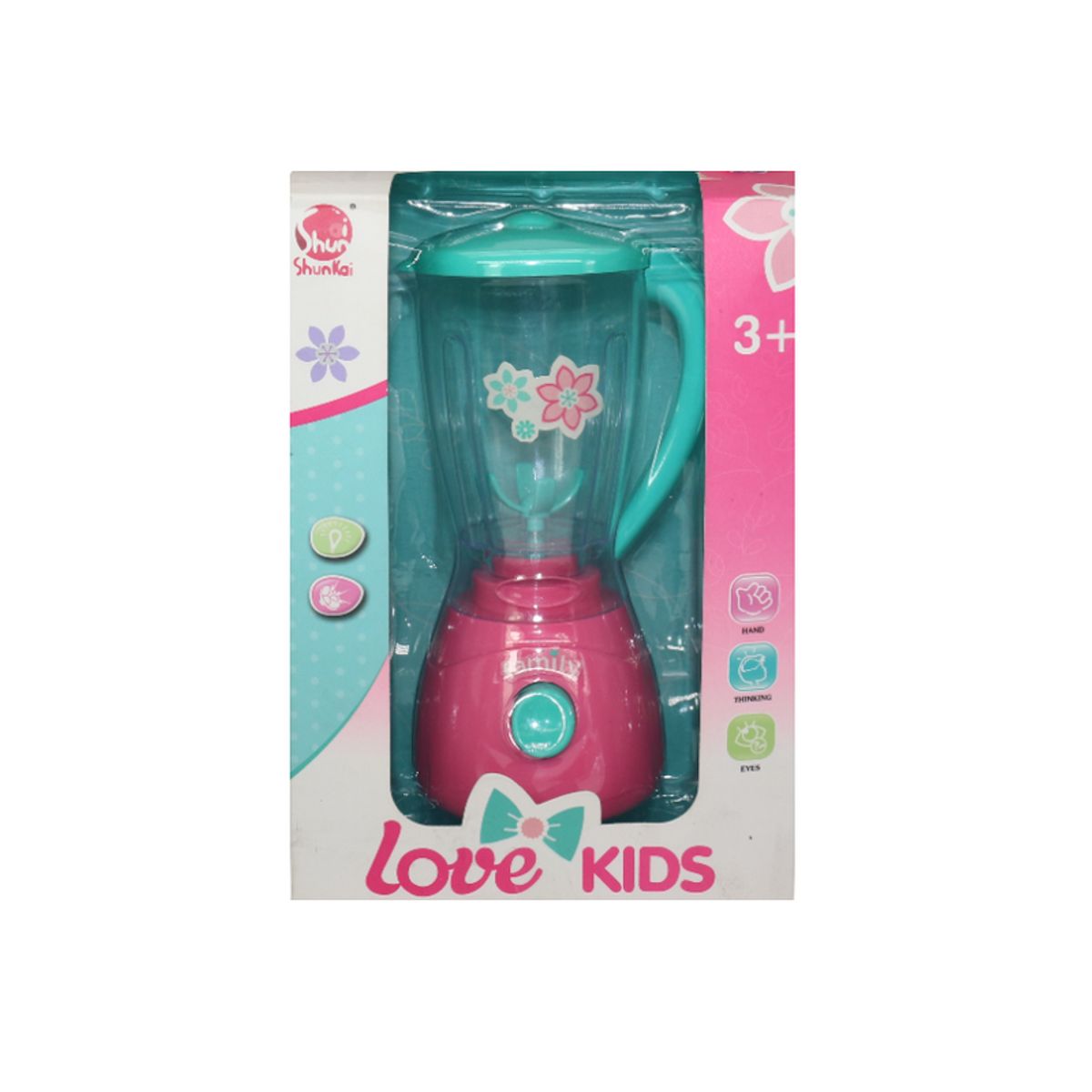 JUGUETELANDIA - Licuadora Love Kids Pilas Caja