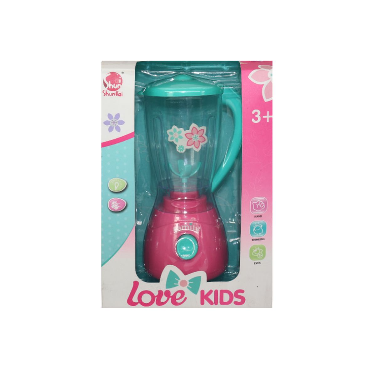 JUGUETELANDIA - Licuadora Love Kids Pilas Caja