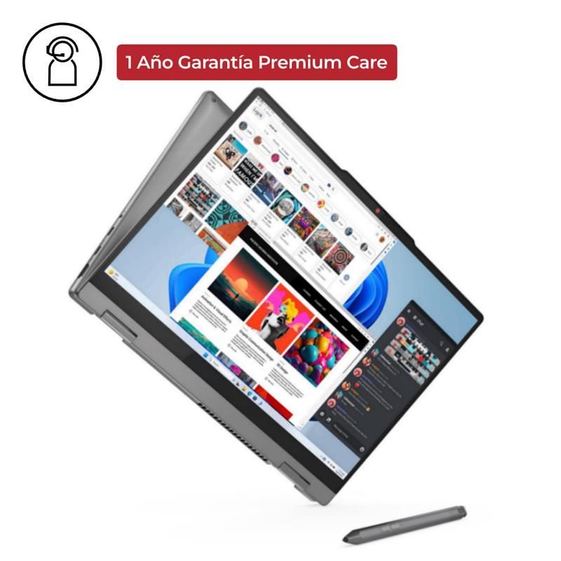 LENOVO - Portátil Lenovo IdeaPad 5 2 en 1 Ryzen 5 16GB 512GB + 1 año Garantía Premium Care