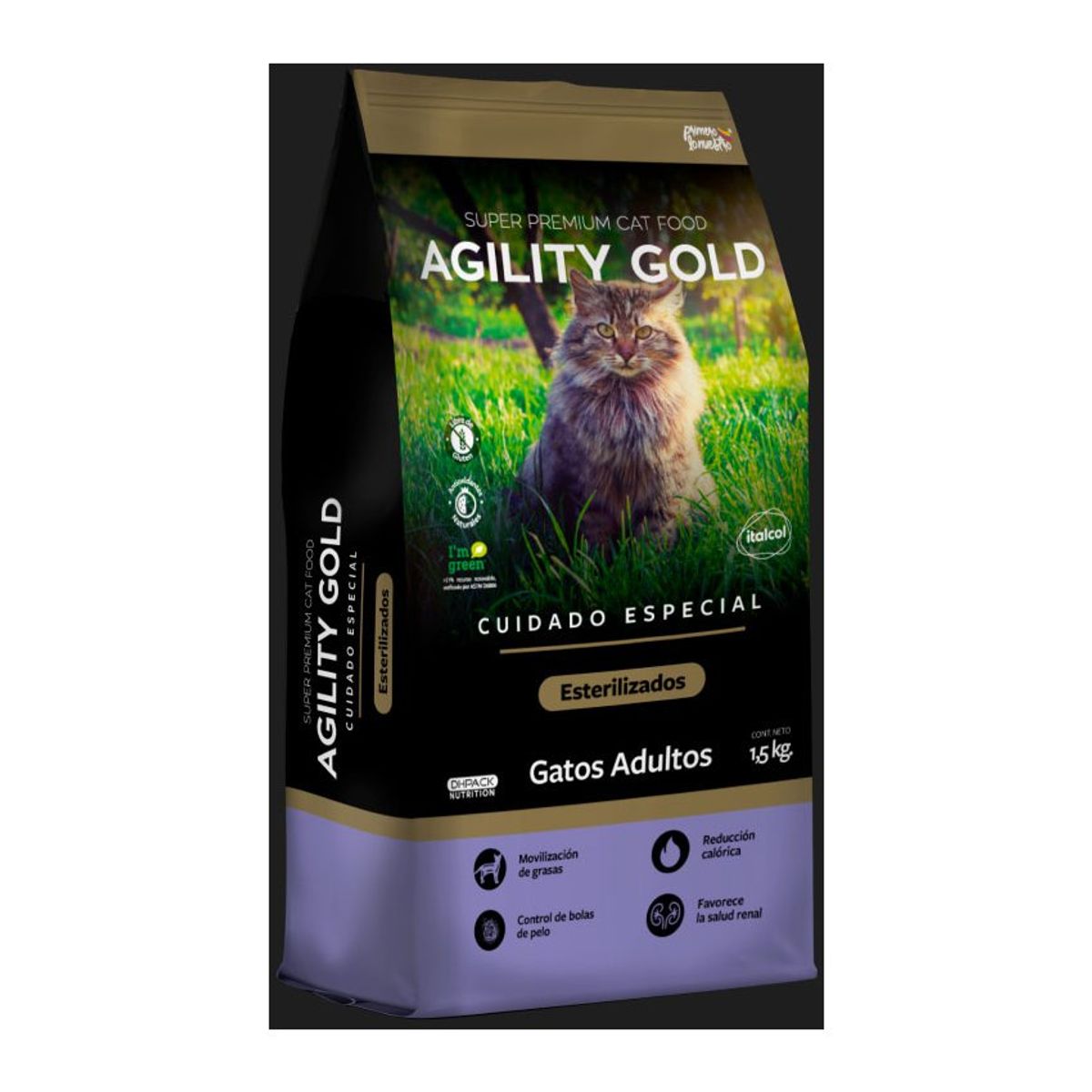 AGILITY GOLD - Agility Gold Gatos Esterilizados 1.5 kg