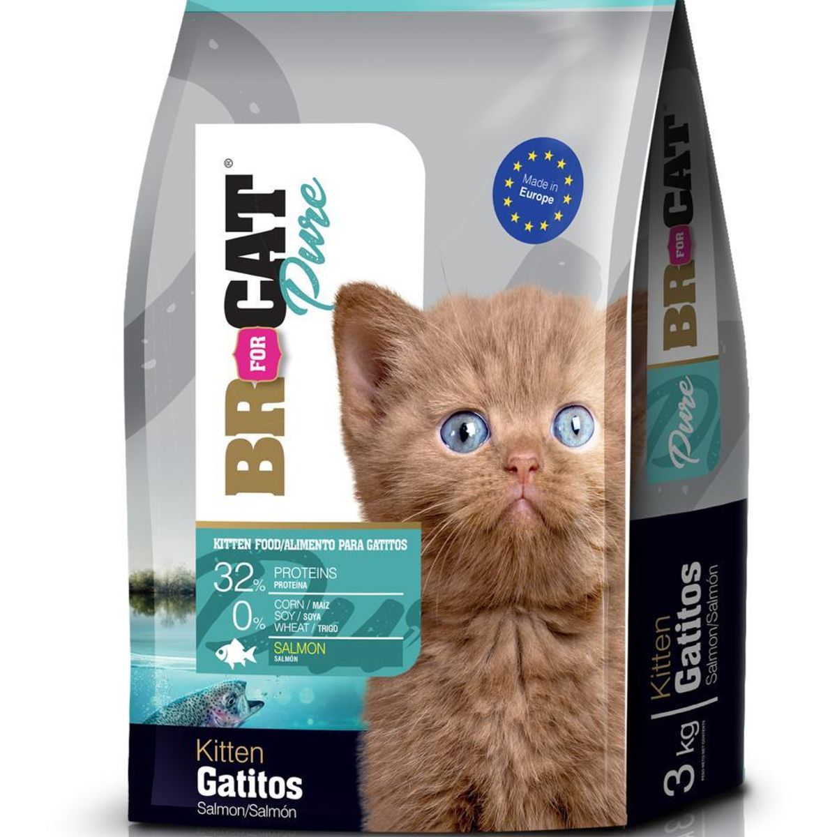 BR - Br For Cat Gatos Gatitos Salmon 1 kg