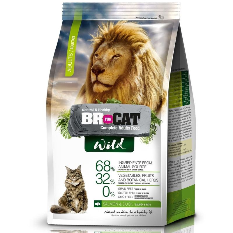 BR - Br For Cat Gatos Wild Complete Adultos 1 kg
