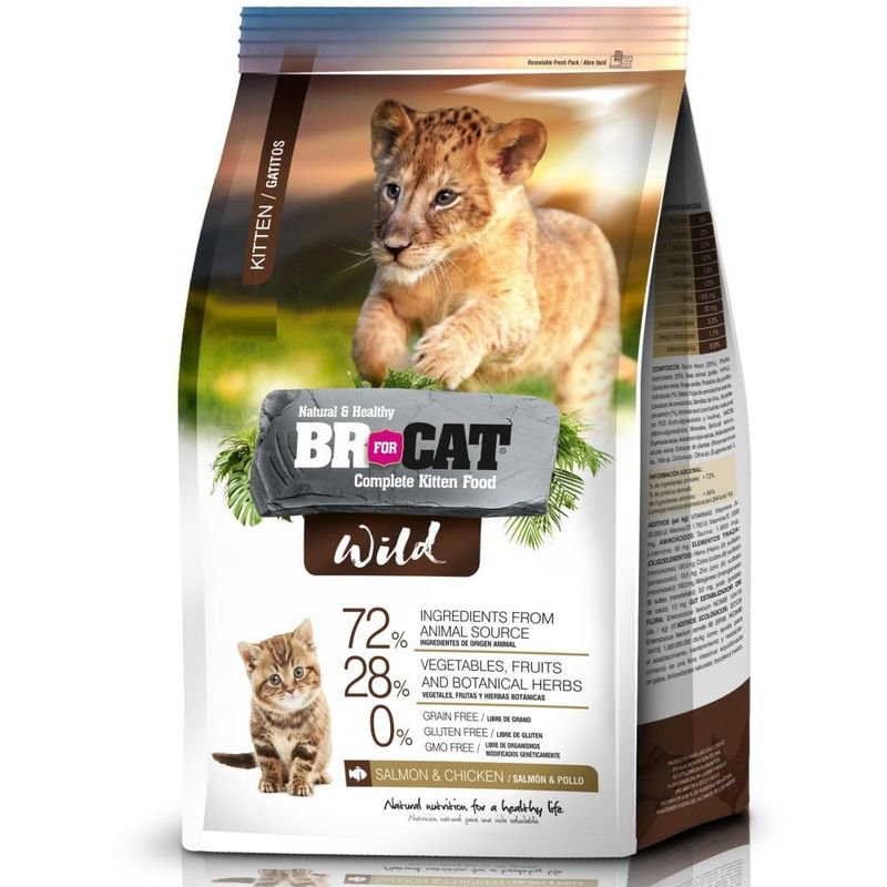 BR - Br For Cat Gatos Wild Complete Kitten 3 kg