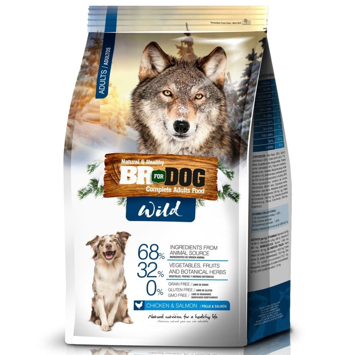 BR - Br For Dog Perros Wild Complete Adultos 2 kg