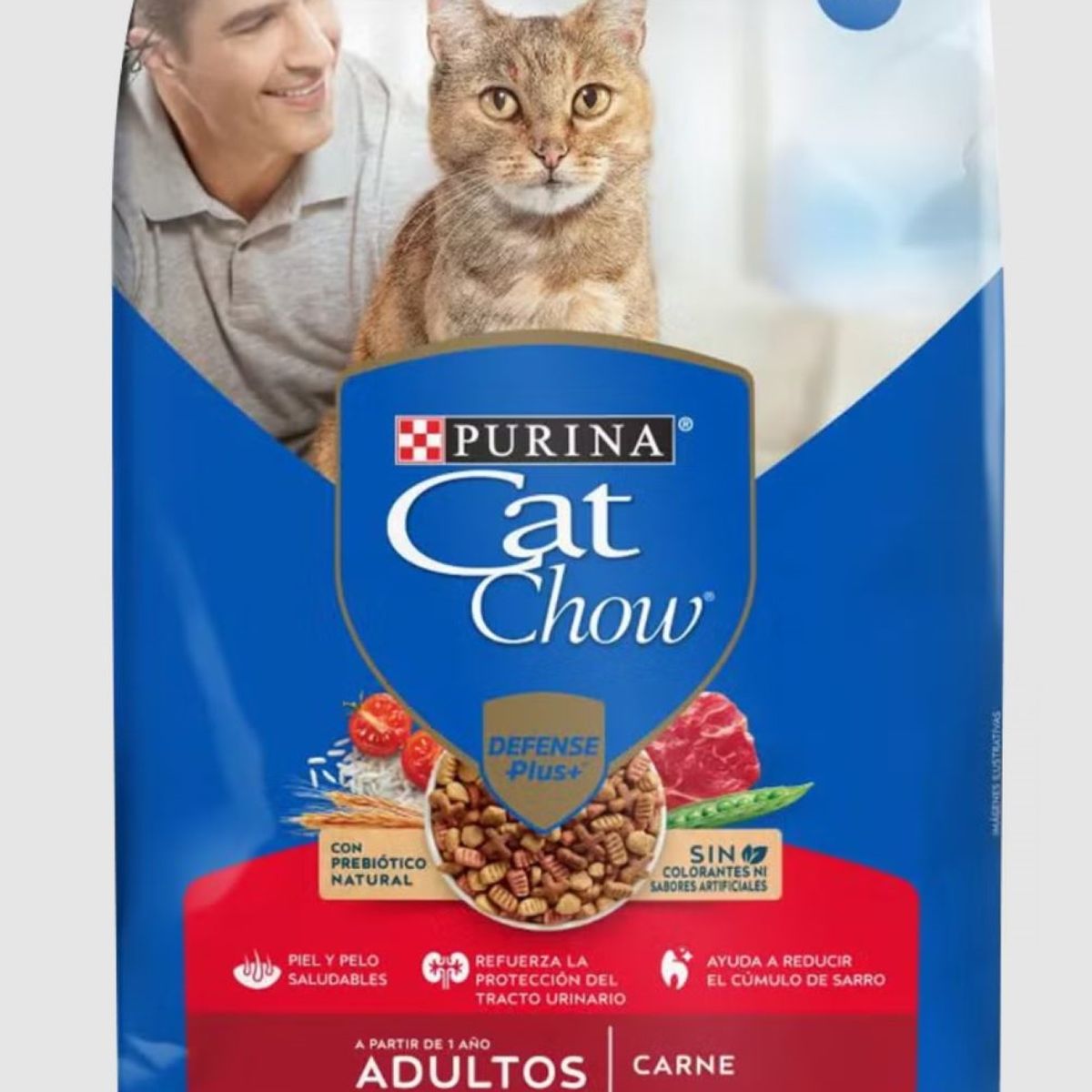 CAT CHOW - Cat Chow Adulto Carne Prebioticos 8 kg