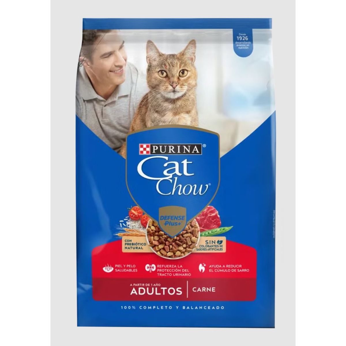 CAT CHOW - Cat Chow Adulto Carne Prebioticos 8 kg