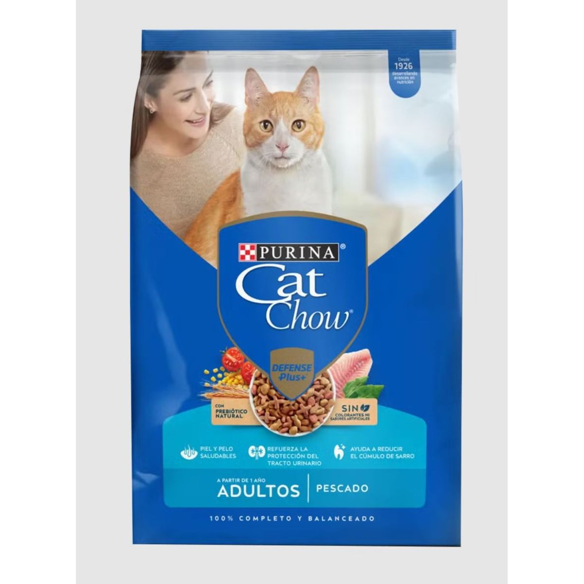 CAT CHOW - Cat Chow Adulto Pescado Prebioticos 8 kg