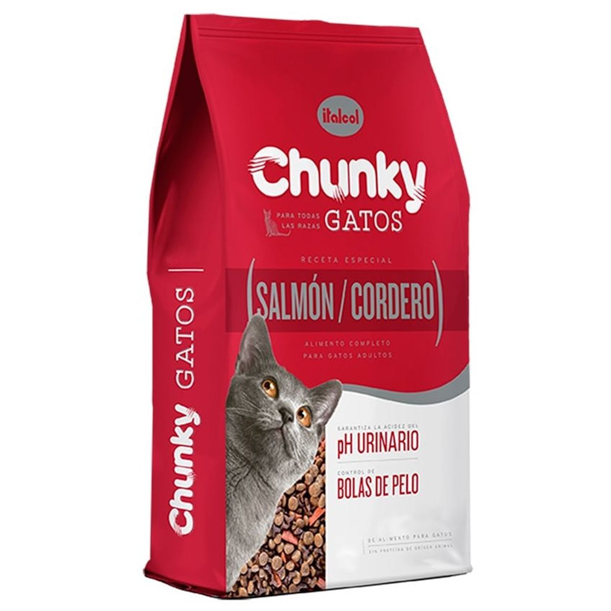 CHUNKY - Chunky Cordero Arroz Y Salmon Gatos 8 kg