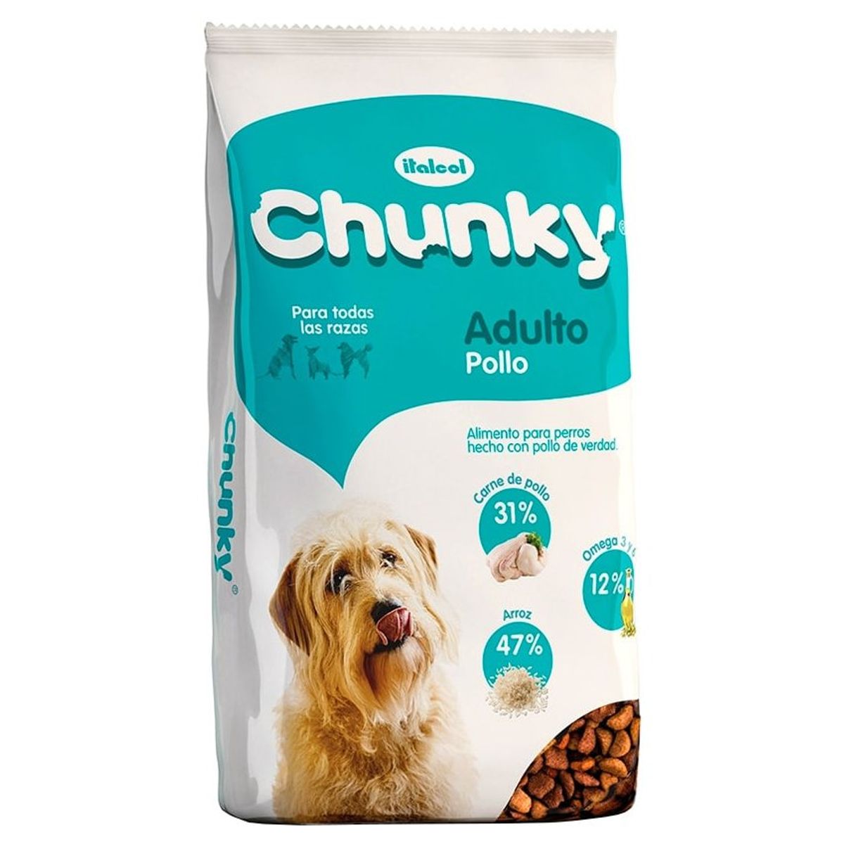 CHUNKY - Chunky Pollo Perros Adultos 25 kg