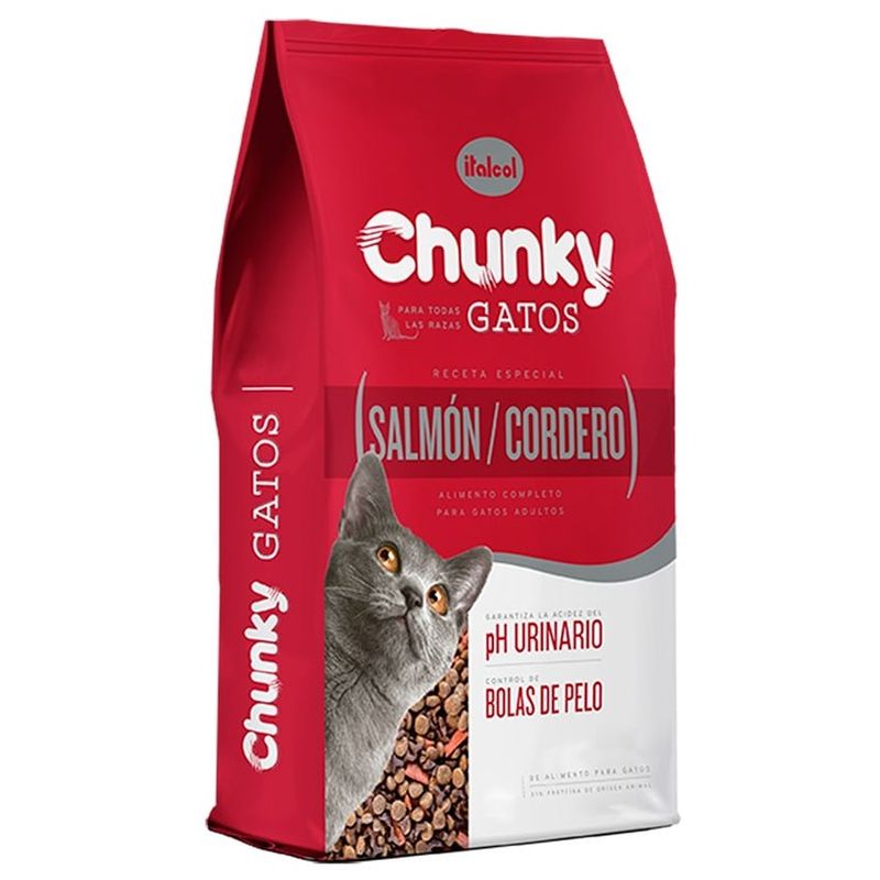 CHUNKY - Chunky Salmon Cordero Gatos Adultos 500G