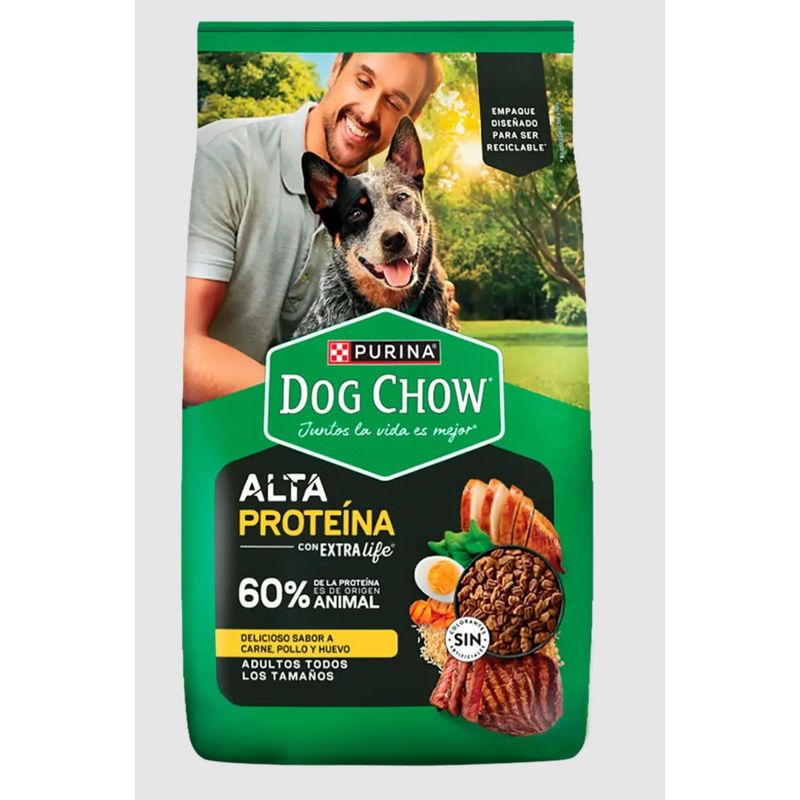DOG CHOW - Dog Chow Adultos Alta Proteina 20 kg