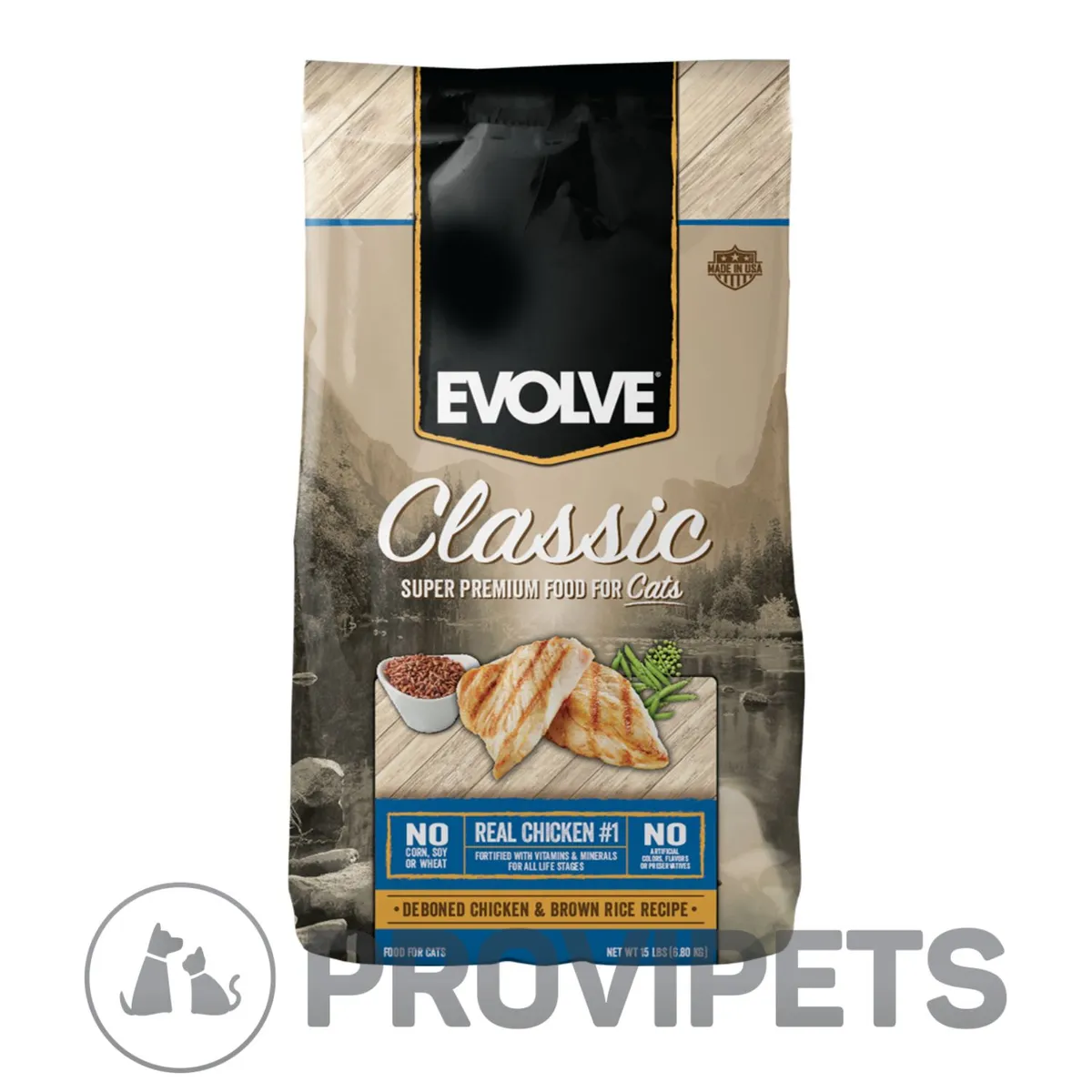 EVOLVE - Evolve Gatos Classic Chicken Pollo 15 Lb