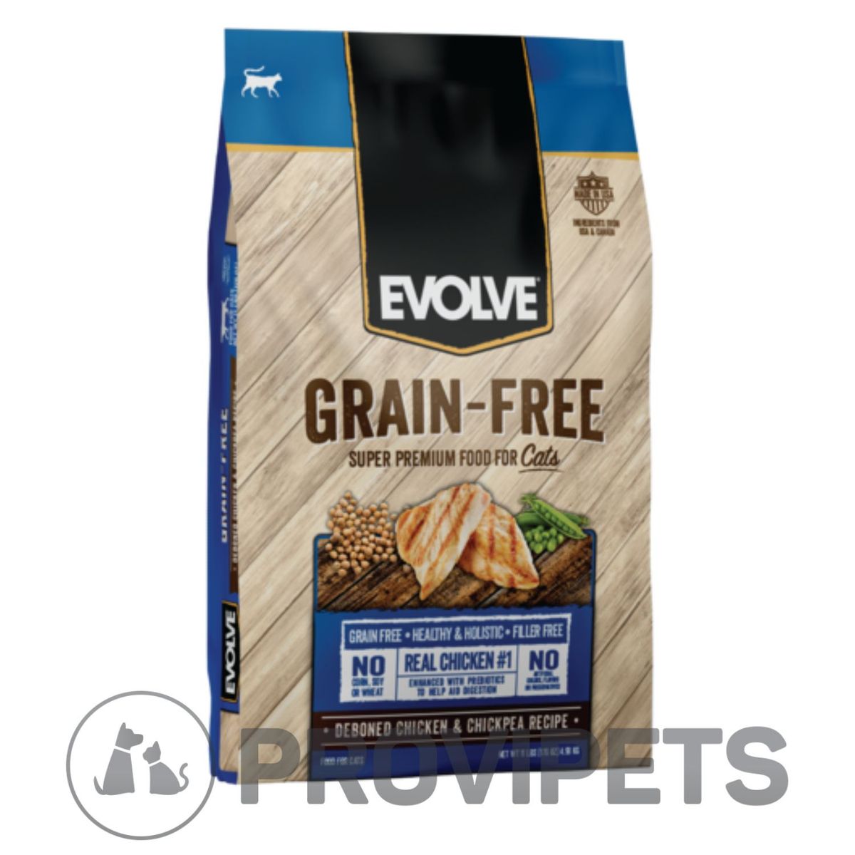EVOLVE - Evolve Gatos Grain Free Chicken Pollo 11 Lb