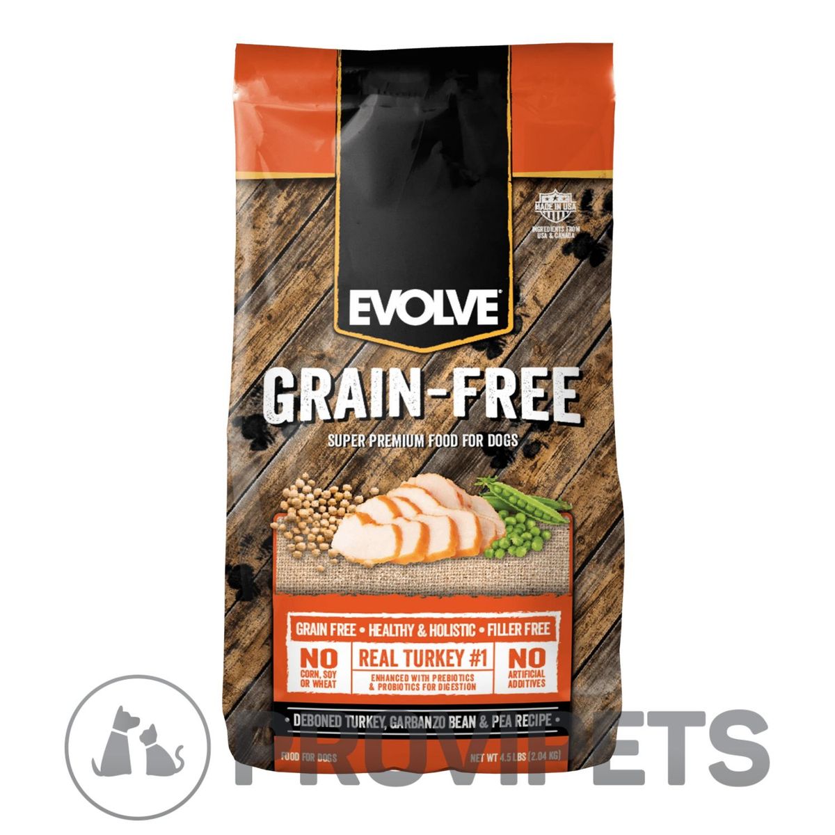 EVOLVE - Evolve Perros Grain Free Turkey Pavo 26 Lb
