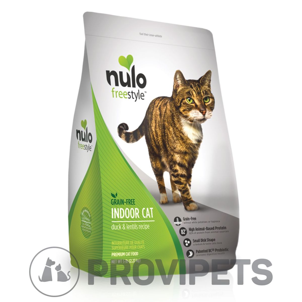 EVOLVE - Nulo Gatos Fs Grain Free Indoor Gatos Pato 12 Lb