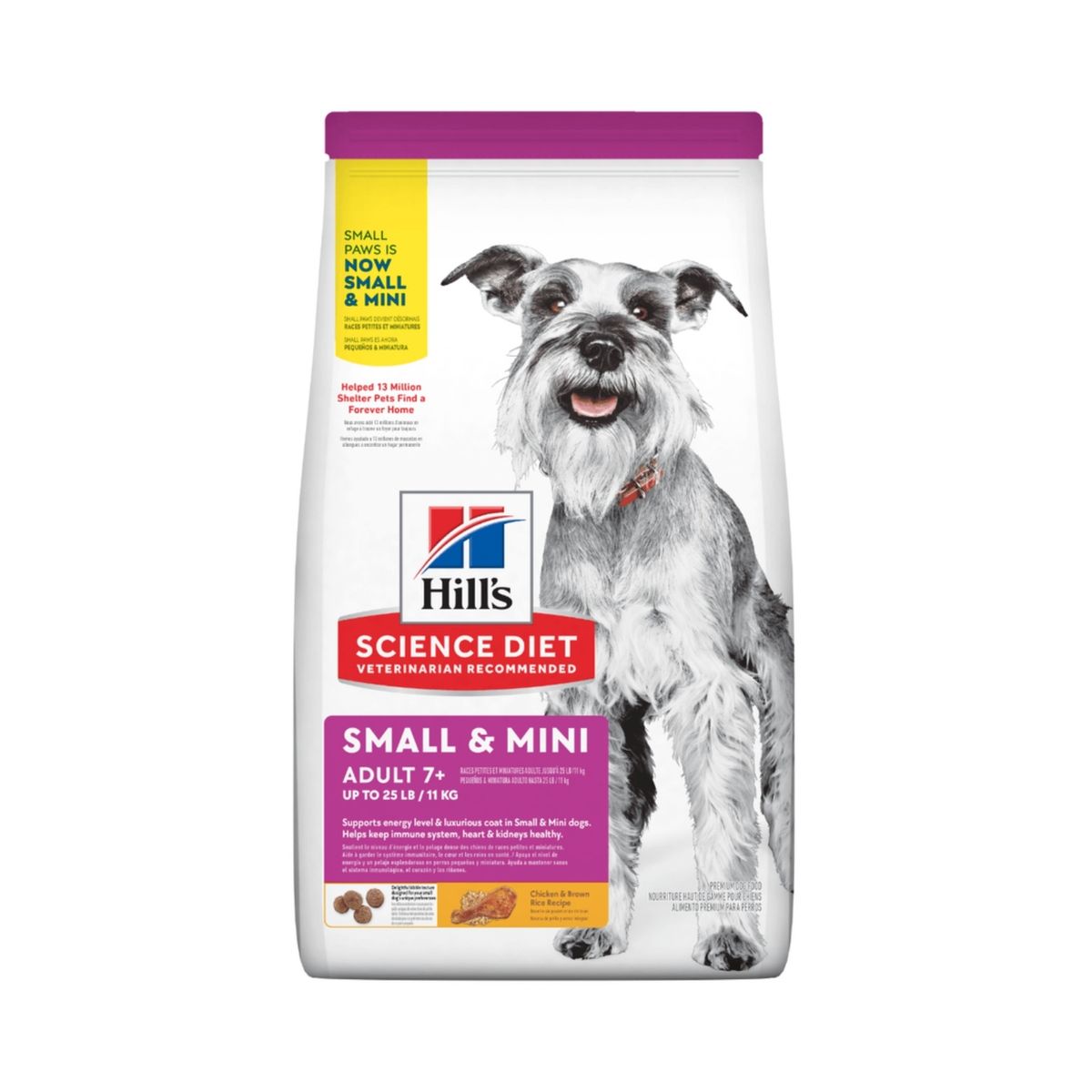 HILLS - Hills Perros Senior Small Paws 7+ Raza Mini 4.5lb