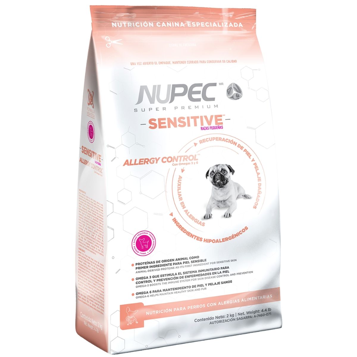 NUPEC - Nupec Perros Sensitive Raza Pequeña 2 kg