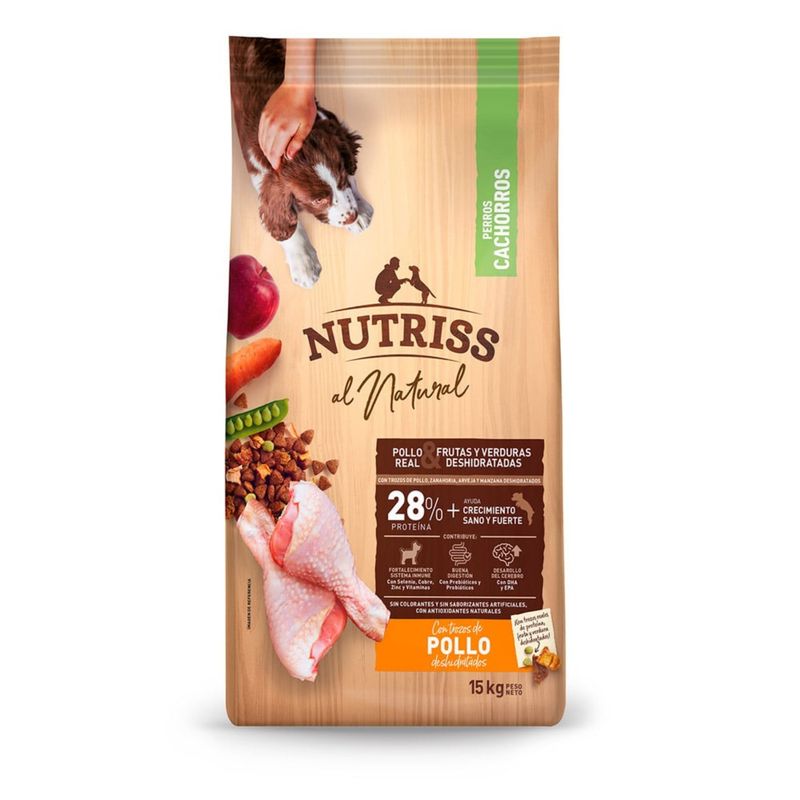 NUTRISS - Nutriss Natural Perros Cachorros Pollo 2 kg