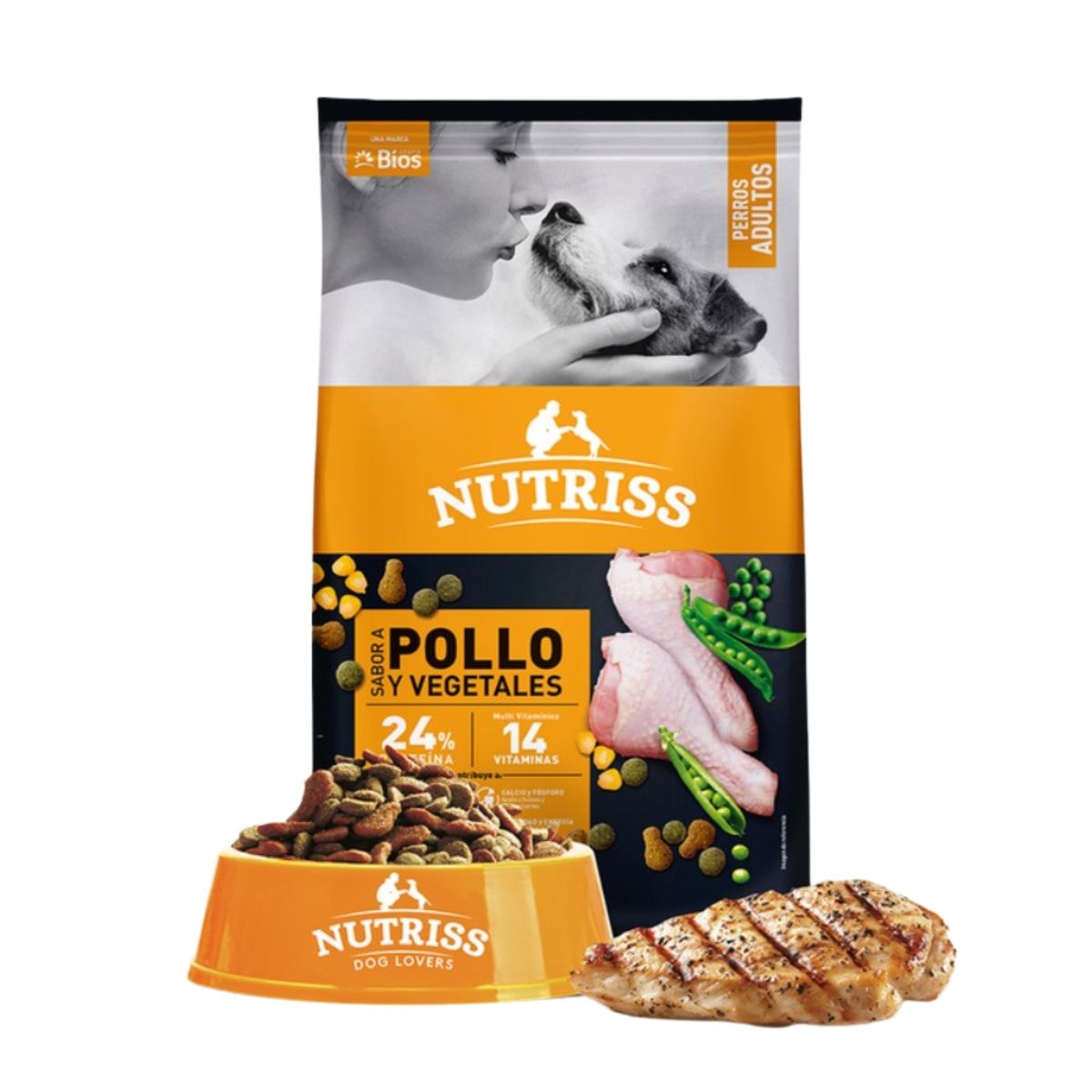NUTRISS - Nutriss Perros Adulto Pollo Vegetales 1 kg