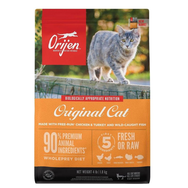 ORIJEN - Orijen Cat Kitten Pollo Pavo Pescado Gatos Cachorros 1.8 kg