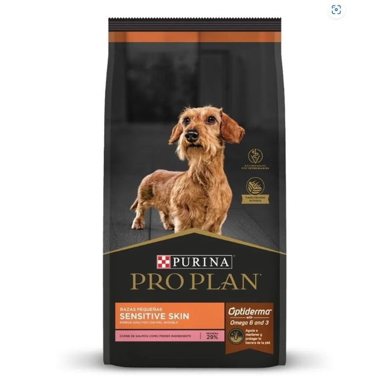 PRO PLAN - Proplan Perros Sensitive Skin Piel Pelo Razas Pequeñas 7.5 kg