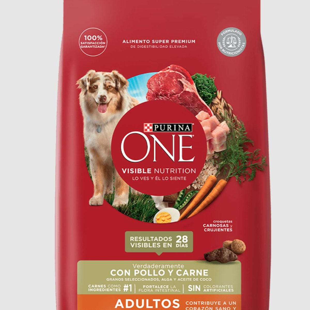 PURINA - One Perros Adultos Medianos Grandes Pollo Carne 3.5 kg