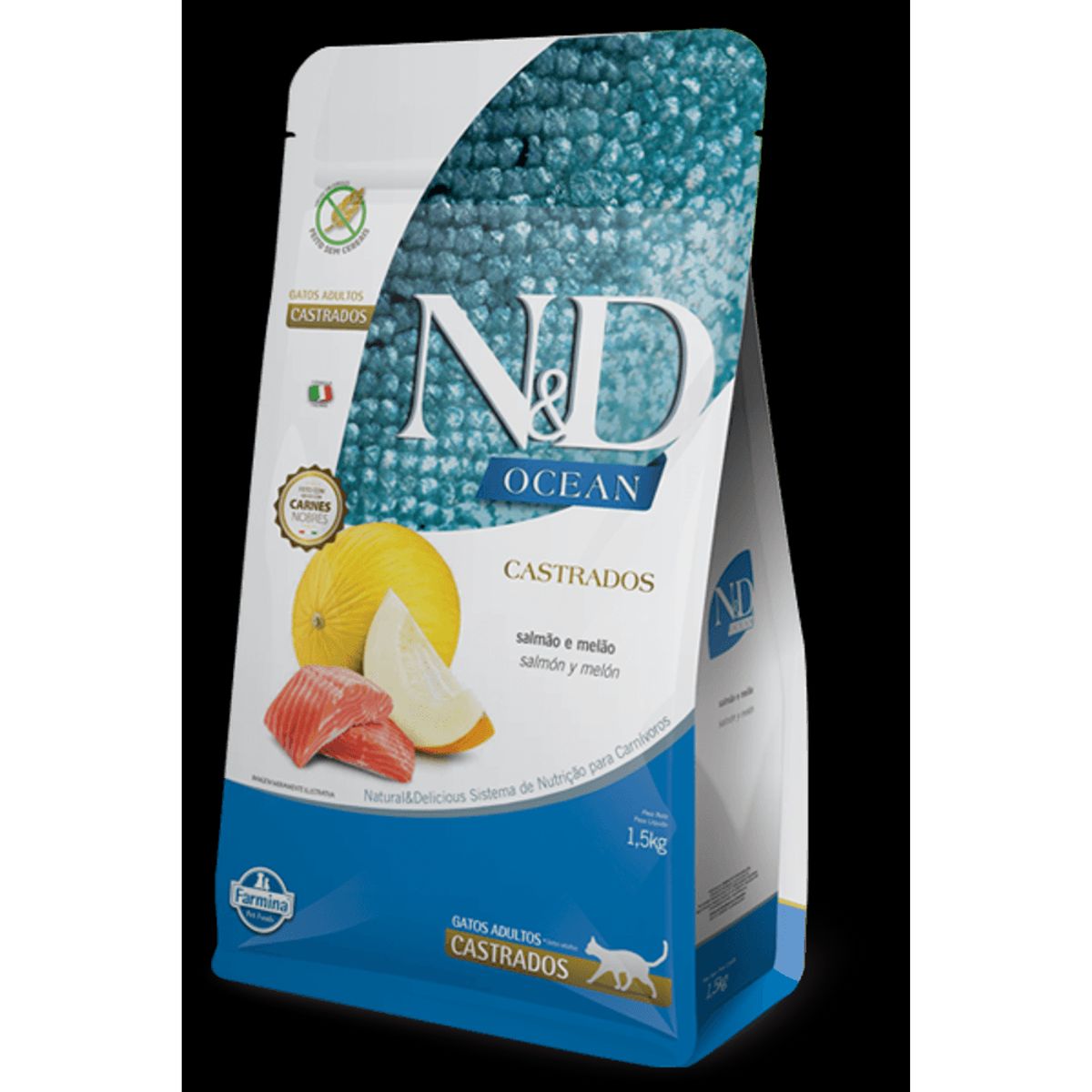 VET LIFE - Nd N&d Ocean Gato Adulto Castrado Salmon 1.5 kg