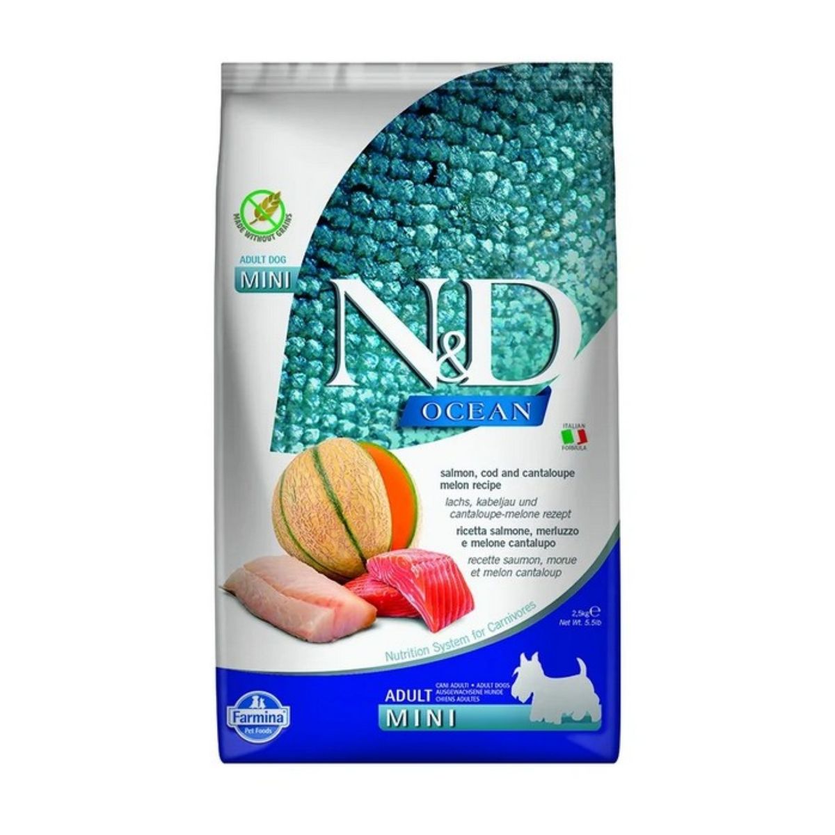 VET LIFE - Nd N&d Ocean Perro Adulto Mini Salmon 2.5 kg