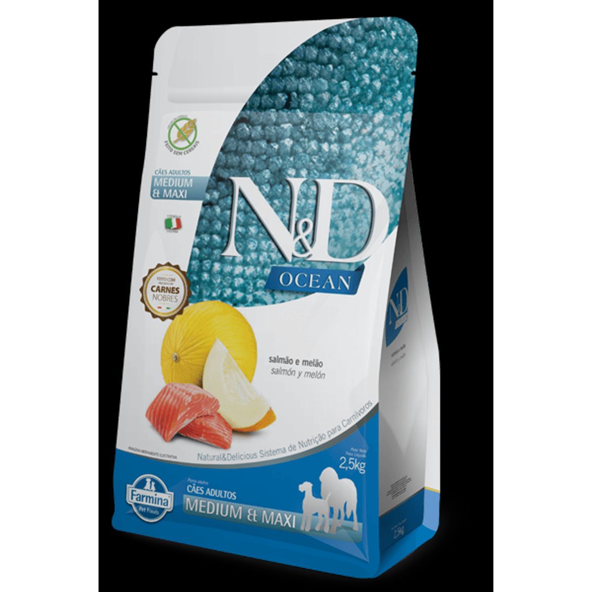 VET LIFE - Nd N&d Ocean Perro Puppy Medium Maxi Salmon 2.5 kg