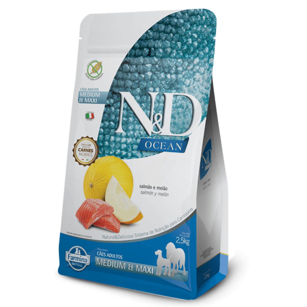 VET LIFE - Nd N&d Ocean Perro Puppy Medium Maxi Salmon 2.5 kg