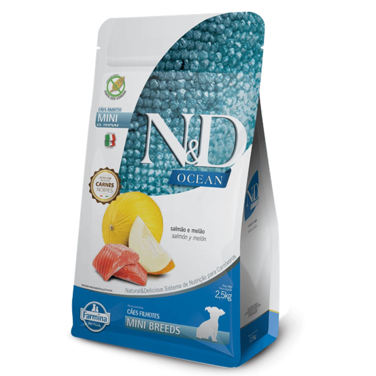 VET LIFE - Nd N&d Ocean Perro Puppy Mini Salmon 2.5 kg