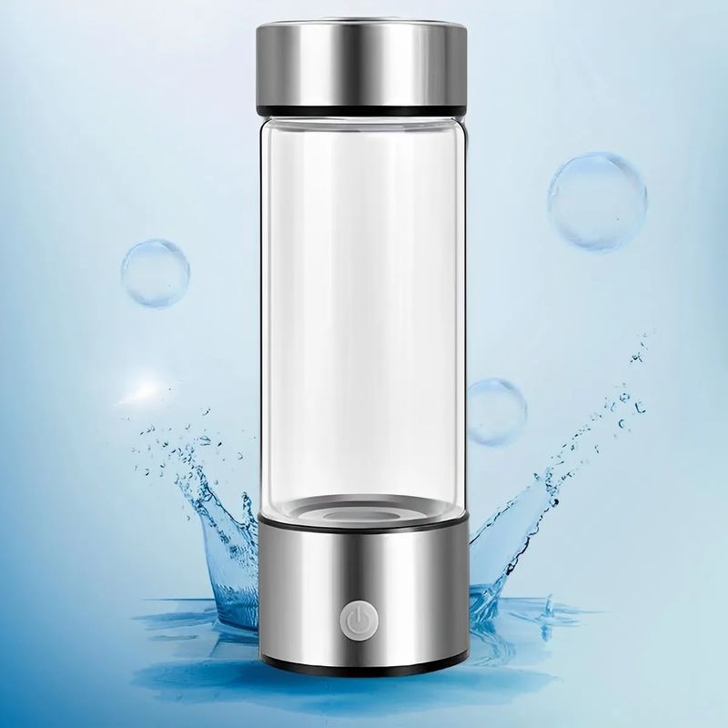 MILOPTS - Botella Eléctrica Generadora Hidrógeno Agua Saludable