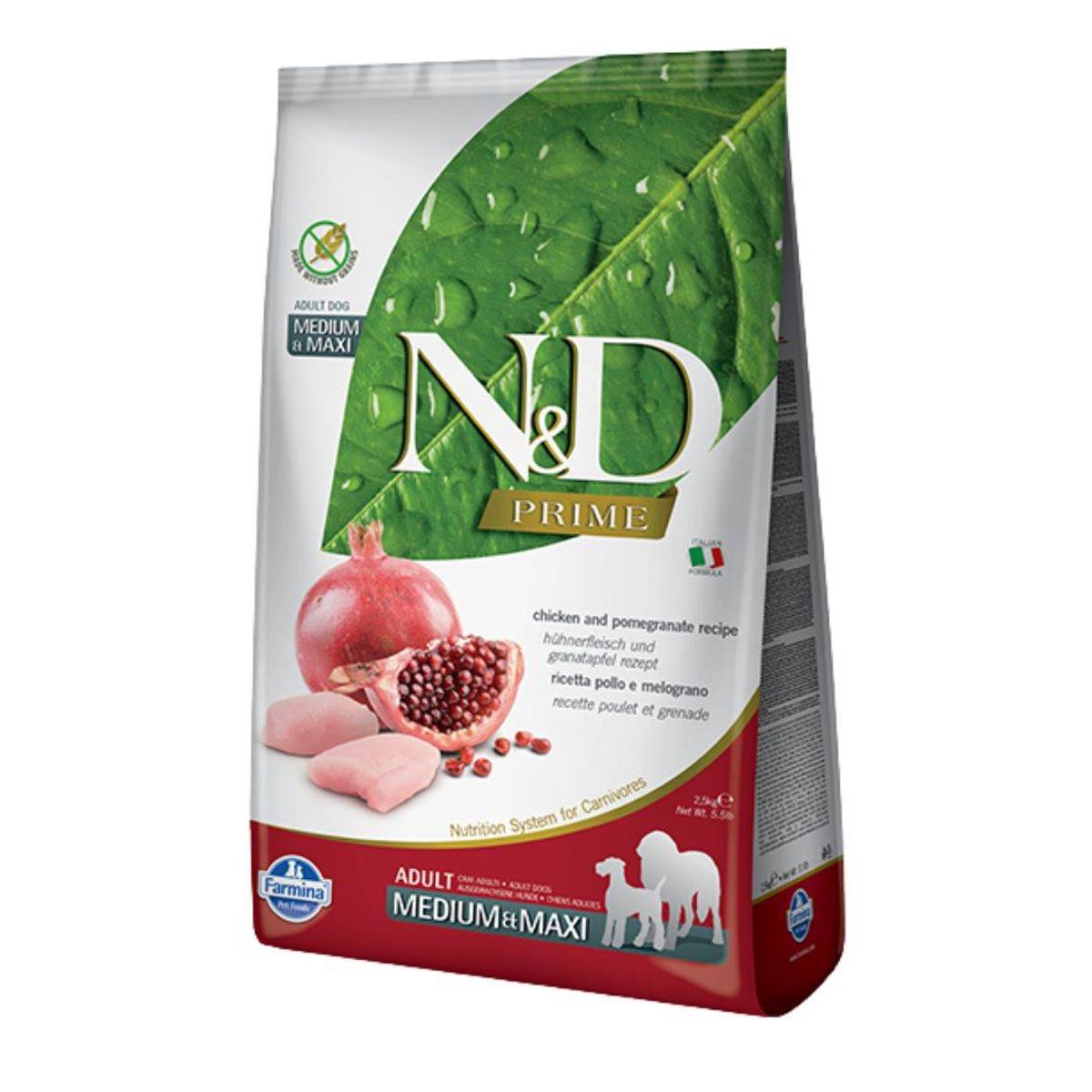 VET LIFE - Nd N&d Prime Perro Pollo Adulto Medium 2.5 kg