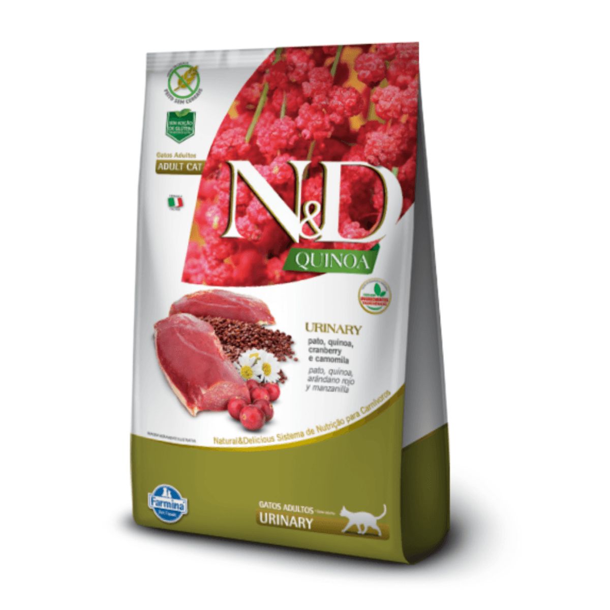 VET LIFE - Nd N&d Quinoa Gato Adulto Urinary Pato 7.5 kg