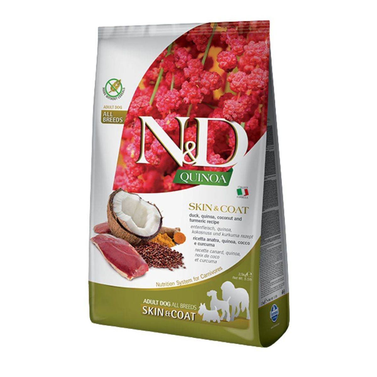 VET LIFE - Nd N&d Quinoa Perro Adulto Skin Pato 10.1 kg