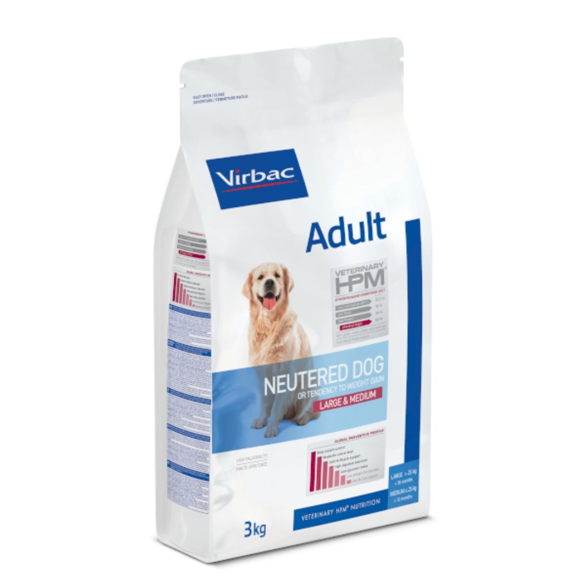 VIRBAC - Virbac Hpm Perro Adulto Neutered Large Medium 12 kg