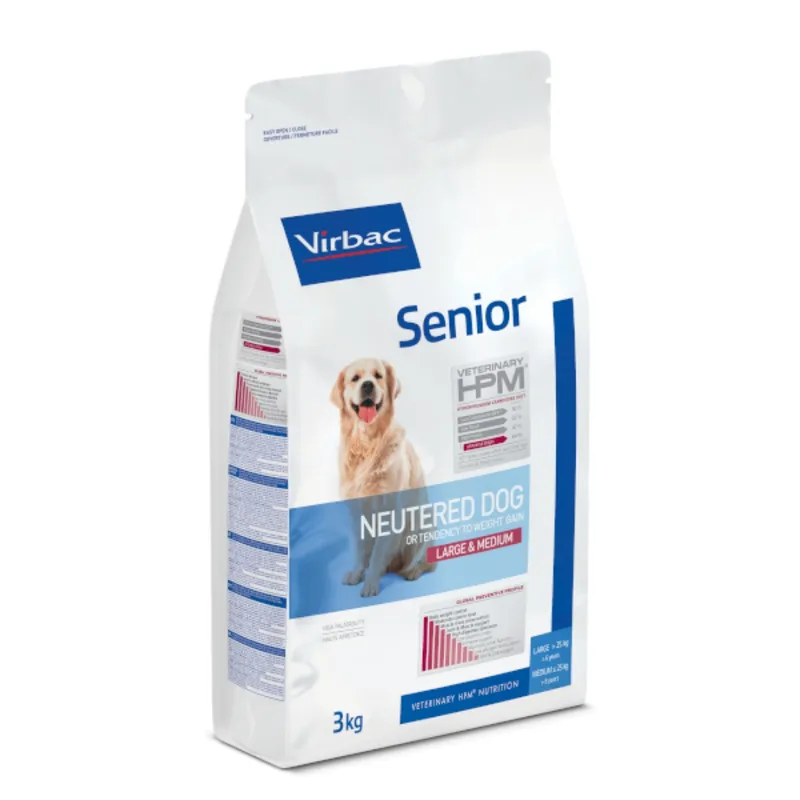 VIRBAC - Virbac Hpm Perro Senior Neutered Large Medium 12 kg