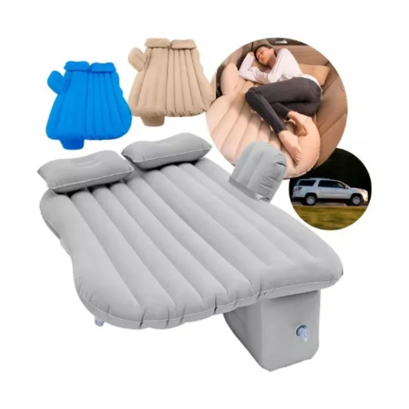 GENERICO - Colchón Inflable Para Autos 2 Almohadas