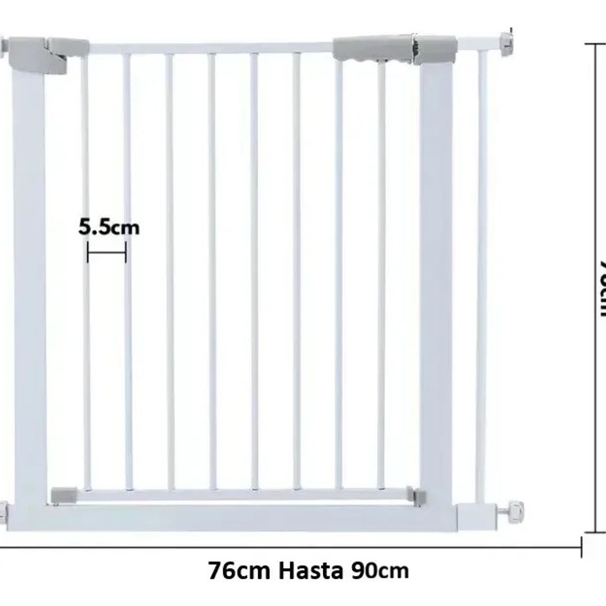 OEM - Puerta Reja Seguridad  Ajustable Para Bebe y Mascotas