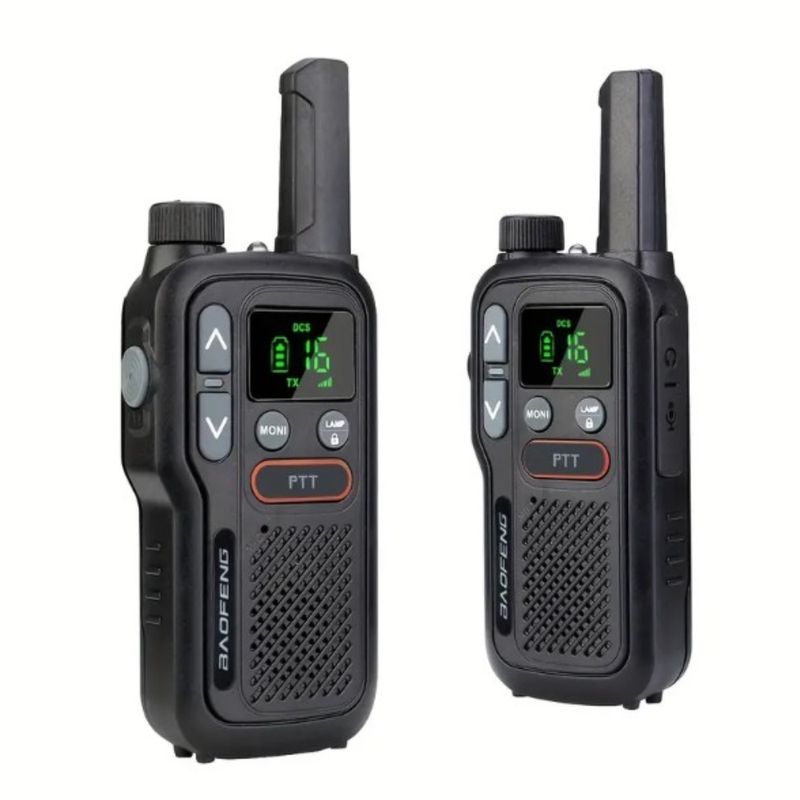 BAOFENG - Radio Comunicador Baoffeng Walkie Talkie Recargables Tipo C